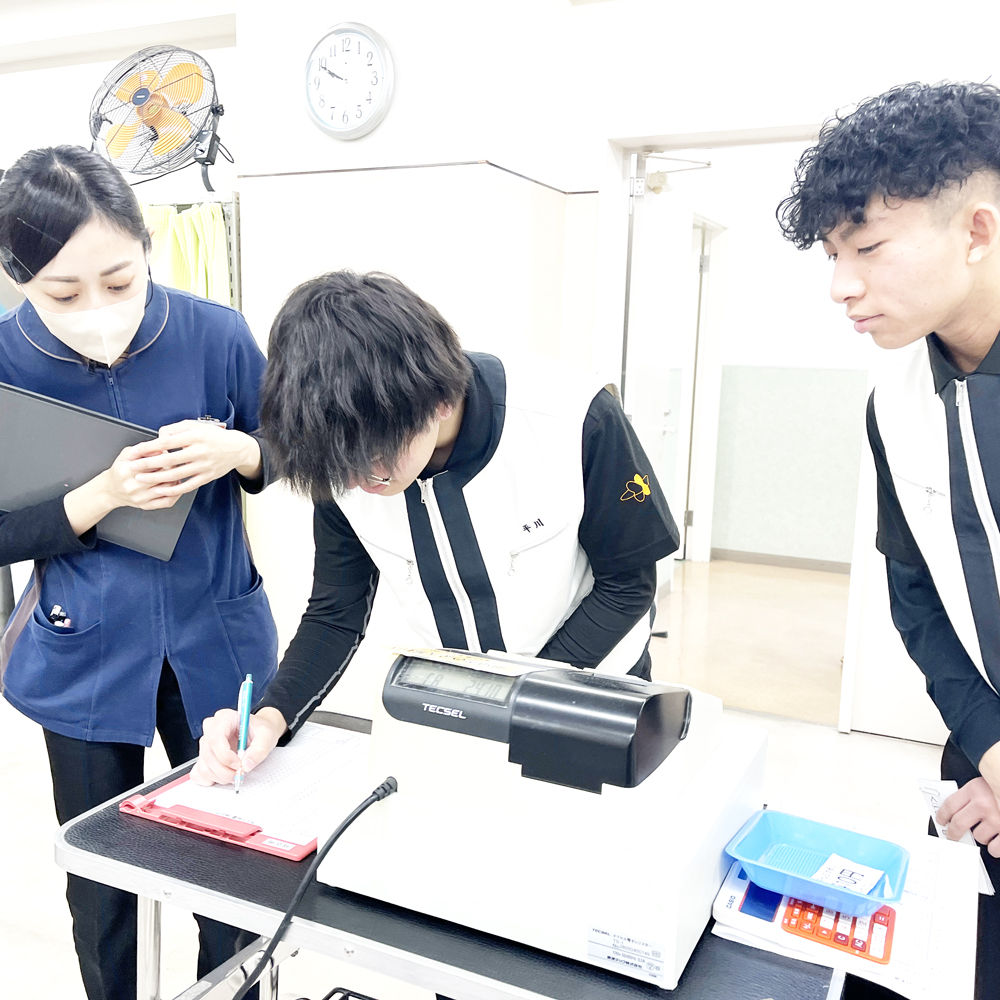 １年生の接客＆レジの練習！
